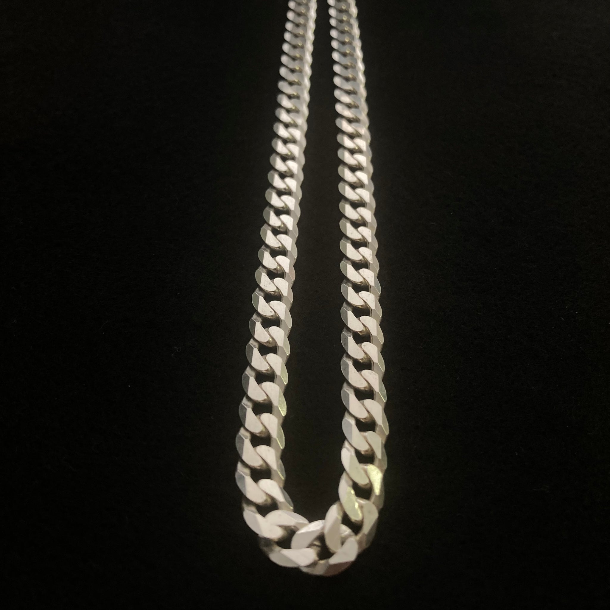 Ασημένια Αλυσίδα Cuban Link