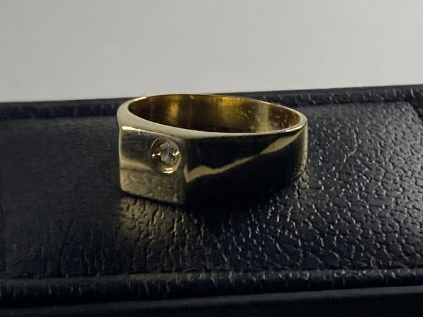 Χρυσό Αντρικό Δαχτυλίδι 14k