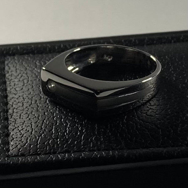 Λευκό Χρυσό Αντρικό Δαχτυλίδι 14k