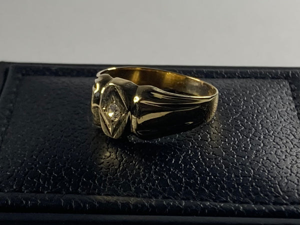 Χρυσό Αντρικό Δαχτυλίδι 14k