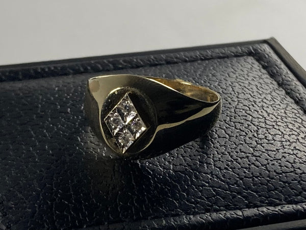 Χρυσό Αντρικό Δαχτυλίδι 14k