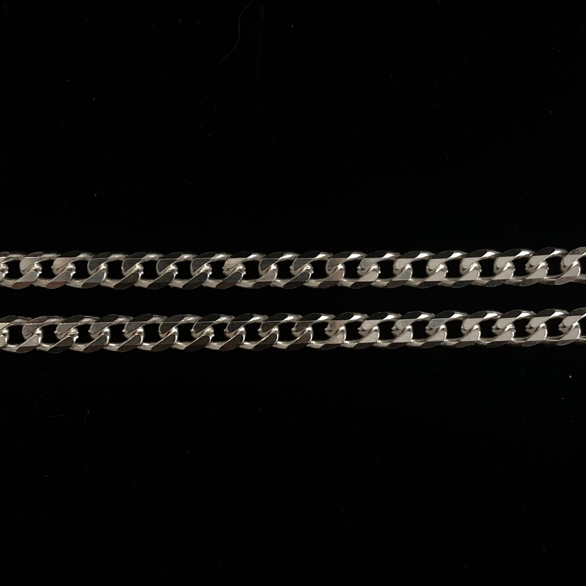 Ασημένια Λεπτή Αλυσίδα Cuban Link