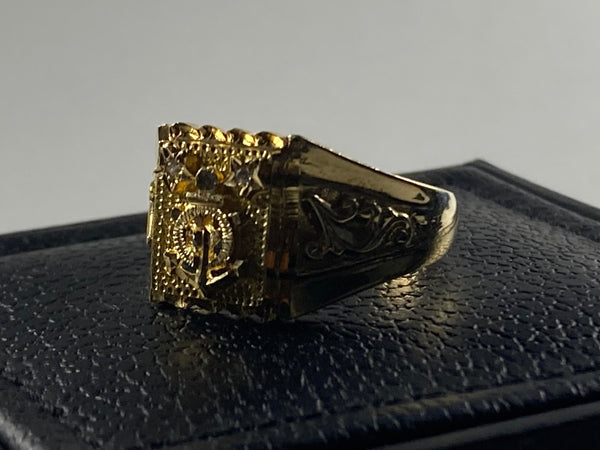 Χρυσό Αντρικό Δαχτυλίδι 14k