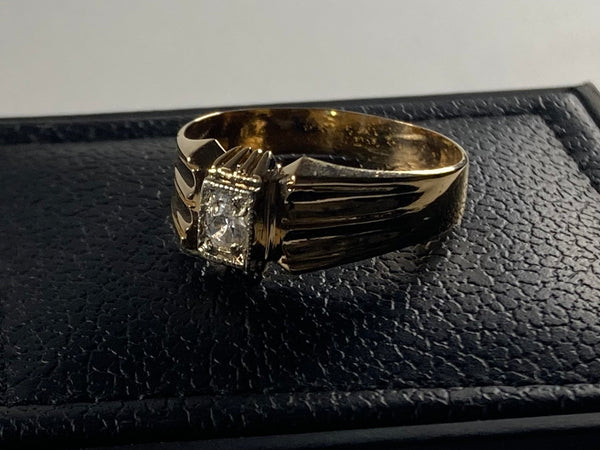 Χρυσό Αντρικό Δαχτυλίδι 14k