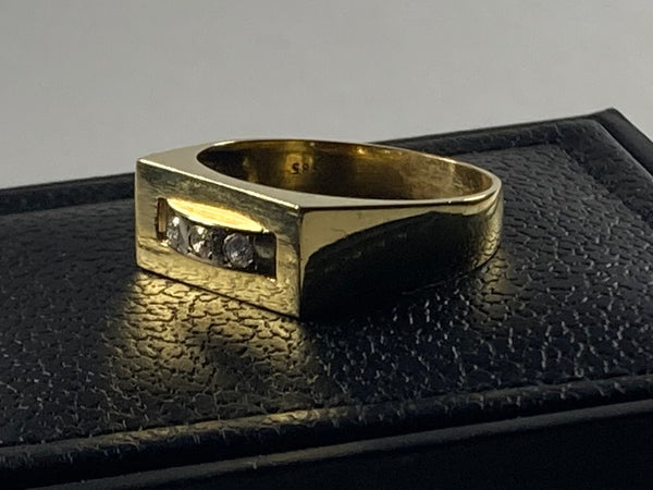 Χρυσό Αντρικό Δαχτυλίδι 14k