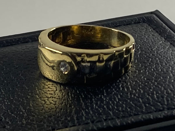Χρυσό Αντρικό Δαχτυλίδι 14k
