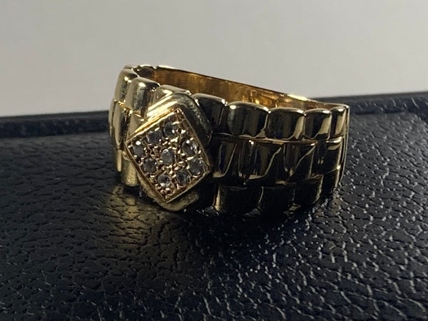 Χρυσό Αντρικό Δαχτυλίδι 14k