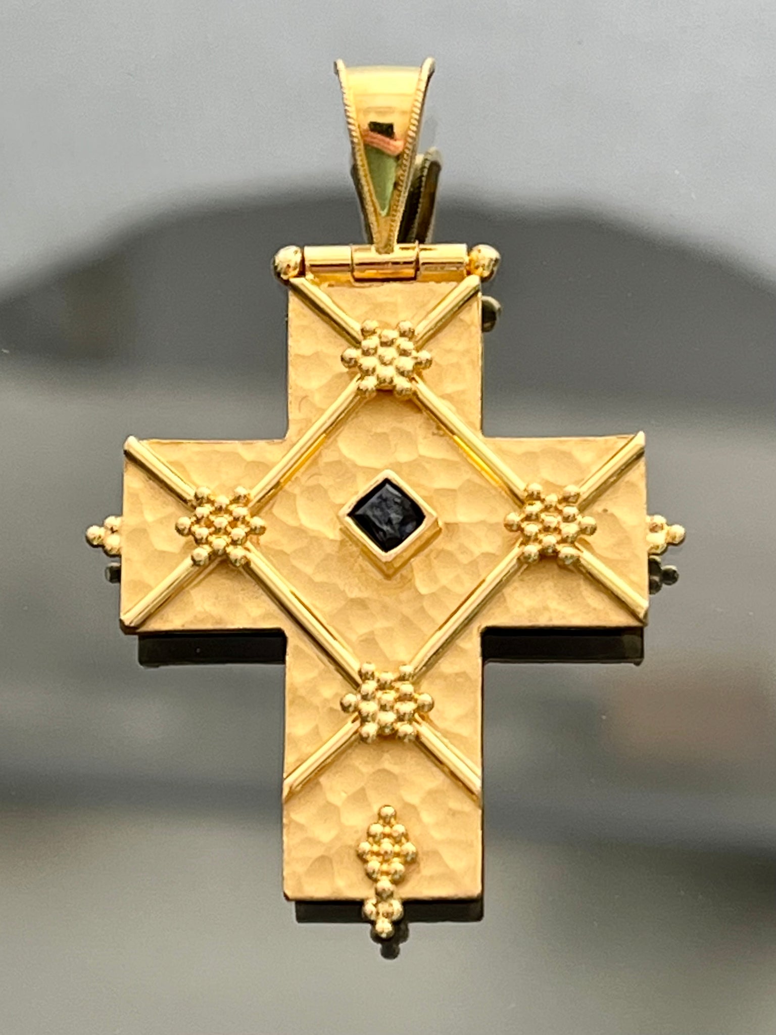 Byzantine 18k gold cross